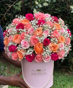 Arc en roses