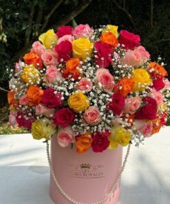 Arc en roses